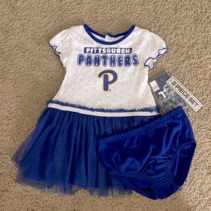 Pitt Panther girls tutu dress